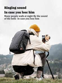 1 件户外装饰挂铃配件、铃铛钥匙扣、牛铃铛、宠物装饰熊铃铛、露营用品 - 彩色 - 查看 4