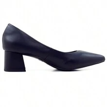 Women's Pumps With 5cm Block Heel, Total Comfort, Modar - màu đen - Xem 3
