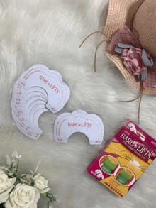 Kit 100 Breast Lift Stickers Bare Lifts Invisible Bra - 無色 - 查看 2