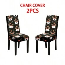 1/2/4/6 Chiếc Bọc Ghế Họa Tiết Halloween, 160gsm Spandex Co Giãn Có Thể Tháo Rời & Có Thể Giặt Được Parson Ghế Bảo Vệ Tấm Che Phủ Cho Nhà Bếp - Nhiều màu - Xem 22