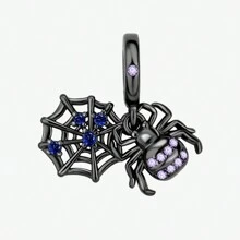 1 款万圣节饰品镀银手链项链 DIY 礼物适合手链和项链