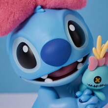 Miniso Disney Lilo & Stitch Sweet "Cuddle" Themed Cartoon Sculpture For Ages 14+ - Blue - View 6