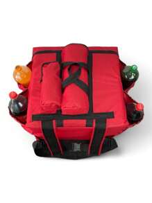 Styrofoam Bag For Delivery Comes With A Styrofoam Box - Rojo y blanco - Ver 4