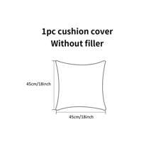 1pc Bohemian Plush Geometric Pom Pom Decorative Throw Pillow Case For Living Room, Bedroom, Party, Cute Embroidered