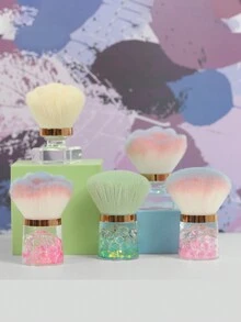 1 cọ trang điểm móng chuyên nghiệp đầu nấm tròn/hình hoa, cọ làm sạch bột gel, cọ trang điểm đầu nấm hình hoa hồng để loại bỏ bột móng, dụng cụ làm sạch bột đánh bóng, phụ kiện làm móng nghệ thuật. - Nhiều màu - Xem 6