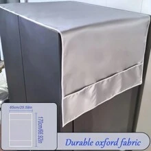 牛津布冰箱、微波炉、洗衣机防尘罩、袋子、收纳袋、收纳 - 銀色 - 查看 9