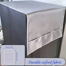 牛津布冰箱、微波炉、洗衣机防尘罩、袋子、收纳袋、收纳 - 銀色 - 查看 3