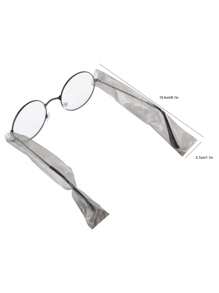 200 副/盒 一次性眼镜腿套 染发造型工具 美发 DIY 理发师眼镜保护器配件、返校、旅行度假必需品、女士发饰 - 黑色 - 查看 9