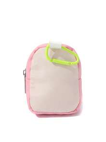 简约撞色耳机包数据线收纳包创意迷你零钱包多功能钥匙包挂包适合作为背包挂件旅行配件旅行收纳袋、化妆包、化妆包、度假收纳包、大容量化妆品收纳包化妆盒，可装口红、刷子、护肤品、手机、硬币、小物品，适用于家居、礼品、度假和节日万圣节圣诞节多功能用途 - 彩色 - 查看 9