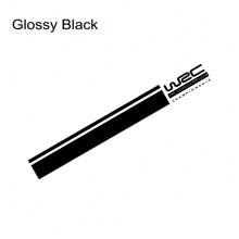 汽车引擎盖贴纸 通用适用于福克斯大众雷诺丰田日产 WRC 汽车改装配件条纹引擎盖乙烯基装饰贴花 - 均碼 - 查看 14