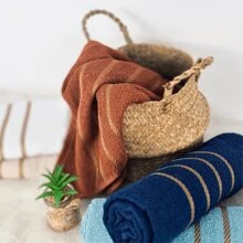 Show Towel Bath Towels - Màu be - Xem 2