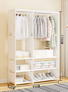 Portable Bookshelf With Fabric Cloth Cube Closet Storage Organizer Bookcase Living Room Study Room Bedroom Multifunctional Organizer