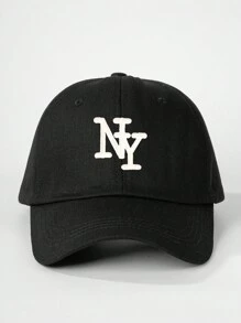 1 件刺绣 NY 棒球帽，户外可调节防晒休闲帽，适合男女春秋季节、旅行、海滩、Y2K 风格万圣节 - 棒球帽 - 查看 16