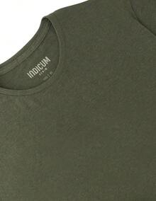 SET DE 2 PLAYERAS BÁSICAS BLANCA, VERDE INDICUM HOMBRE - Multicolor - Ver 7