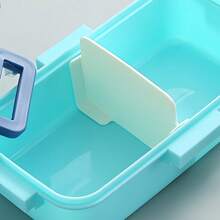 Leakproof Plastic Microwave Bento Lunch Box With Spoon For Kids - Màu xanh lá - Xem 4