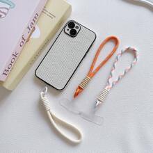 1 dây đeo cổ tay điện thoại di động ngắn, móc khóa đa năng cho điện thoại, chìa khóa, USB, phụ kiện máy ảnh Quà tặng cho mẹ, gia đình, bạn bè, sinh nhật, ngày lễ Mặt dây điện thoại, dây đeo điện thoại - Nhiều màu - Xem 5