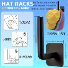 1/2/3/4pcs Multifunctional Adhesive Hook - Space Saving, No Drill, For Hanging Keys, Hats, Towels - Versatile Organizer For Home, Dorm, Bathroom, Bedroom