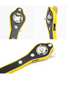 Effortless Car Jack Wrench, Long Handle Scissor Car Jack Wrench With 360° Reversible Design, For Motorcycle, SUV And Other Vehicles Garage Tire Wrench