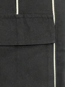1pc Teen Girl Loose Casual Versatile Solid Outdoor Leisure Sports Workout Cargo Pants, Spring/Fall