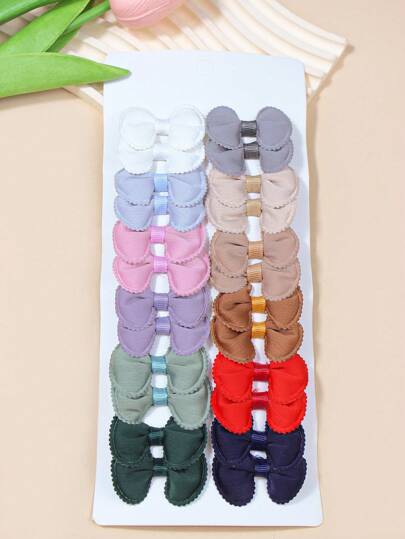 24pcs/Set Cute Colorful Hair Clips, Fashion Versatile Hair Accessories For Girls, Autumn/Winter