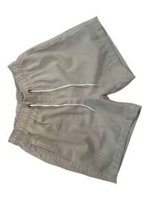 Mauricinho Premium Linen Bermuda Shorts For Men, Casual Beachwear, With Pocket - Màu be - Xem 6