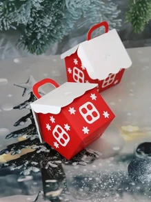 15 件/套圣诞老人圣诞糖果盒 DIY 饼干包装袋圣诞派对装饰、圣诞礼物、小型企业用品、包装盒、婚礼装饰圣诞装饰品圣诞装饰圣诞礼物圣诞派对用品圣诞礼品袋圣诞袋圣诞贴纸 - 紅色 - 查看 7