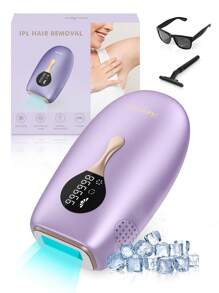 Sejoy Dispositivo electrónico de depilación láser, dispositivo de depilación portátil, dispositivo de depilación con punto de congelación indoloro de alta frecuencia, adecuado para viajes y hogar