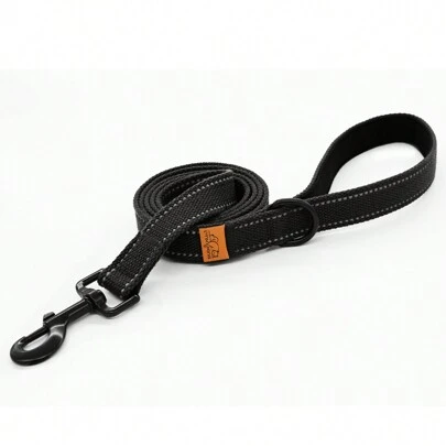 Lynxking 1PC Dog Leash,Durable Webbing Lead With Reflective Strips And D-Ring For Small Medium And Large Dogs