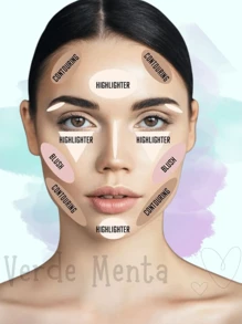 Waterproof Matte Concealer Stick Contour Makeup Retractable With Brush 1pc Highlight Contour Stick, 1pc Long-Lasting Illuminating Shadow, Waterproof Contour Cream, Pearlescent Silkworm, Nose Shadow, Contour Stick, Contour Wand - 音調#01 - 查看 3