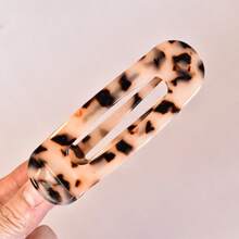 1 件超大女士醋酸纤维镂空发夹，防滑鳄鱼皮发夹，时尚优雅的海滩风格礼物，休闲 - 彩色 - 查看 7