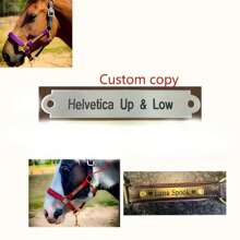 Customized Engraved Horse Bridle Nameplate - Stainless Steel Personalized ID Tag For Horse Bridle, Saddle And Collar - Durable Equestrian Equipment,Durable,Engraved,Colorful,Cute,Adorable,Funny,Kawaii,Y2K,Stylish,Unisex,Casual,Custom,Personalized,Unique,Customized,Ideal Gifts For Him,Ideal Gifts For Her,Her,Boyfriend,Girlfriend,Family,Friends,For Anniversaries,For Valentine's Day,For Mother's Day,For Birthdays,For Children's Day,For Father's Day,For Graduation,For Weddings,For Housewarming - Multicolor - View 14