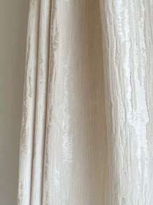 1PC Modern Jacquard Chenille Textured Curtain For Living Room High-Shading Window Bedroom Drape Villa