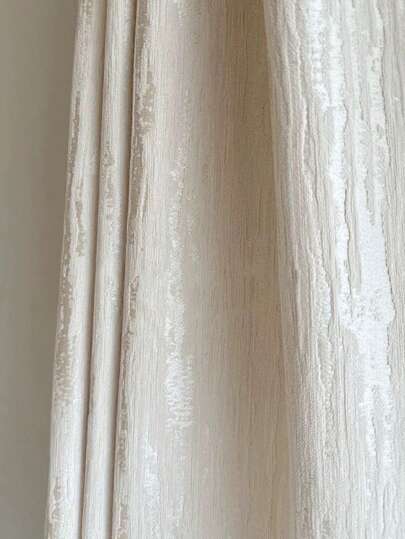 1pc Modern Jacquard Chenille Texture Curtain, Suitable For Living Room, Bedroom, Villa And Other High Blackout Windows