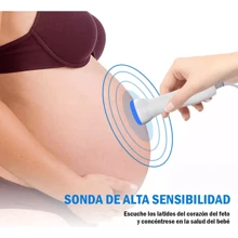 Baby Portable Fetal Heart Rate Detector Doppler - Blue - View 2