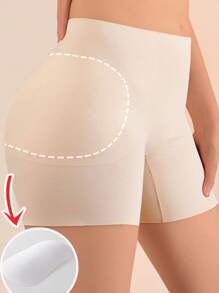 Short de maintien sans couture en soie glacée amincissant le ventre et gainant les fesses pour femmes