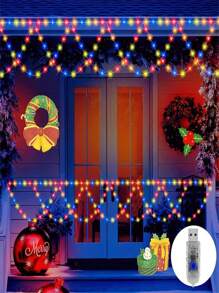 1 件/2 件 USB 供电 13 英尺多色 LED 灯串 - 8 种照明模式，非常适合家庭和办公室装饰、庭院、花园、节日、派对装饰 - 白色 - 查看 1