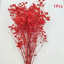 1 Bouquet Eternal Flowers & Baby's Breath Dried Flower Decor, Colorful Natural Dried Flower Mini Bouquet - Multicolor - View 14