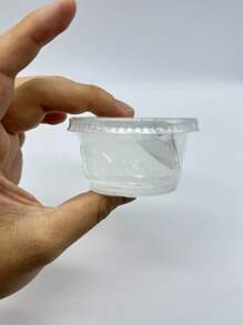 1入組120ml透明史萊姆，壓力緩解玩具DIY史萊姆，泡泡糖口味，[隨機飾品和包裝圖案]，適用於派對 - 彩色 - 查看 13