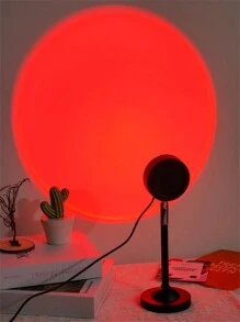 1 pieza Lámpara proyector de atardecer de 16 colores con control remoto y alimentación USB - 4 ajustes de modo, para fotografía, selfie, fiesta, decoración del hogar - excelente regalo para mujeres, niñas, bodas, Halloween, Navidad