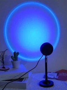 1 pieza Lámpara proyector de atardecer de 16 colores con control remoto y alimentación USB - 4 ajustes de modo, para fotografía, selfie, fiesta, decoración del hogar - excelente regalo para mujeres, niñas, bodas, Halloween, Navidad