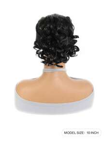 Extension de queue de cheval, queue de cheval à cordon 25 cm, extensions de cheveux de queue de cheval bouclée et ondulée courte, perruque de queue de cheval ondulée naturelle, postiche de cheveux synthétiques pour femmes