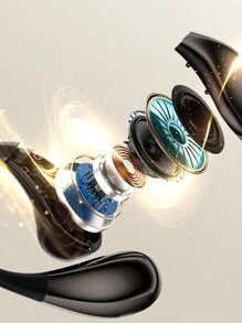 NEW SENYANG 全新森阳贴耳式电镀耳机时尚舒适耳机音乐重低音挂耳式视频 TWS HIFI 杜比 ACC 立体声高清通话耳机适用于安卓和苹果手机游戏情侣耳机智能耳机 - 彩色 - 查看 6