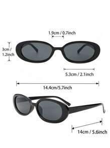 5 chiếc kính mát thời trang cá nhân hóa cho phụ nữ kết hợp phong cách tinh tế mát mẻ cho trang phục dự tiệc bãi biển chụp ảnh đường phố phụ kiện phụ kiện bãi biển cho phụ nữ kính râm - Nhiều màu - Xem 5