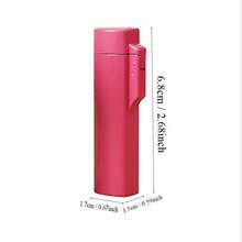 1pc Portable Colorful Plastic Toothpick Holder, Transparent Plastic Toothpick Case, Portable Toothpick Storage Box, Needle Case For Outdoor Travel (White/Blue/Pink - Toothpicks Included) - Multicolor - View 2