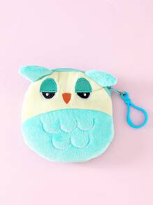 1pc Cute Cartoon Animal & Fruit Pattern Pet Waste Bag Dispenser, Portable Outdoor Pet Garbage Bag Holder, Cleaning Supplies, Pickup Bag Storage Pouch, Snack Bag