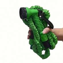 1pc  Magic Hose Expansion Water Hose High Pressure Irrigation Multi-Functional Car Spray Pipe Shrink Expandable Garden Hose Spray Gun Tool, Watering Equipment - Multicolor - View 3