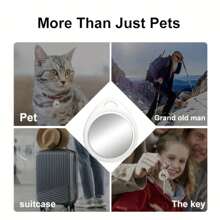 Customizable Pet Anti-Lost Device, Pet Smart Anti-Loss Tracker, IOS Compatible Only, Cat/Dog Tracking Collar, Pet Accessories, Double Insurance Against Getting Lost, Perfect Gift For Pets - Black - View 10