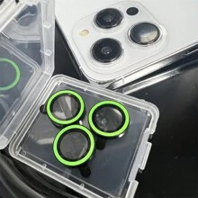夜光镜头保护膜适用于 15 Pro Max、14 Pro、13 Pro Max、12、11，防止划痕，高清相机镜头盖，生日、家人、朋友礼物，镜头保护膜，手机配件 - 綠色 - 查看 20