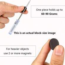 70/105/140/175 sztuk Okrągły magnes z klejącym podkładem Najlepsze prezenty - Czarne - Zobacz 11