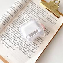 全新新鲜哭泣的小猪苹果蓝牙耳机壳兼容 Airpods Pro，极简独特兼容 Airpods 第 1 代防摔可爱卡通兼容 Airpods 第 2 代全覆盖硬壳 - 白色 - 查看 5